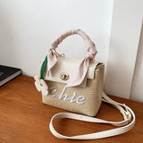 High Grass Woven Waist Bag Female Summer Niche Beach Bag