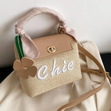 High Grass Woven Waist Bag Female Summer Niche Beach Bag