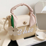High Grass Woven Waist Bag Female Summer Niche Beach Bag