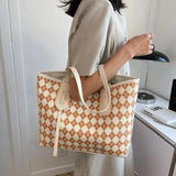 Women Large Capacity Tote Shoulder Crossbody Bags Casual Tote