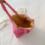 Foufurieux Ins Girl's Cloud Puff Pleated Shoulder Bag