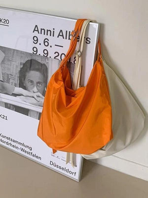 Retro Canvas Shoulder Bag Large Capacity Unisex Crossbody College Street Vintage