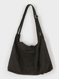 Retro Canvas Shoulder Bag Large Capacity Unisex Crossbody College Street Vintage
