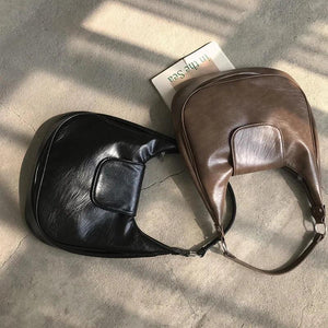 Soft PU Leather Shoulder Bag for Women Large Capacity Handbag
