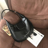 Soft PU Leather Shoulder Bag for Women Large Capacity Handbag