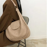 Soft PU Leather Shoulder Bag for Women Large Capacity Handbag