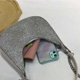 Chain Diamonds Crossbody Bag for Women Summer Handbag