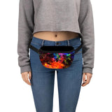 Neoprene Messenger Waist Pack for Woman - Pretty Pattern Printing