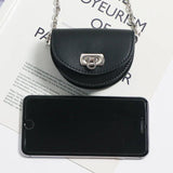 Metal Chain Small Bags Female Fanny Pack Waist Pack Handbags for Women