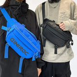 Casual Crossbody Bag Nylon Handbag Travel Chest Bag Waterproof Waist Pack