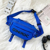 Casual Crossbody Bag Nylon Handbag Travel Chest Bag Waterproof Waist Pack
