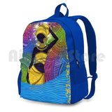 Goddess Oshun Hiking Backpack Waterproof Camping Travel