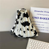 Stripe Knitted Foldable Pleated Bag Women's Spring Autumn Summer