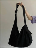 Canvas Tote Bag Female Solid Capacity Crossbody Bags