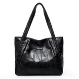 Vintage Large Capacity Leather Shoulder Bags for Women