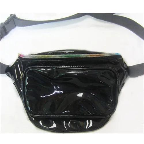 Reflective Laser Pocket Women Messenger Bags Multicolor Waist Bags