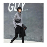 Small Waist Pack PU Leather Chest Bag Belt Bag Handbag Women Shoulder Chain