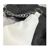 Small Waist Pack PU Leather Chest Bag Belt Bag Handbag Women Shoulder Chain