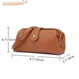 Vintage Doctor Style Handbag PU Leather Mini Tote