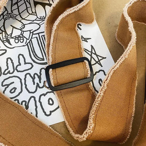 Spring Autum Canvas Shoulder Bag Female Crossbody Bags