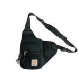 Men's Green Tactical Crossbody Chest Bag Hip Hop Style