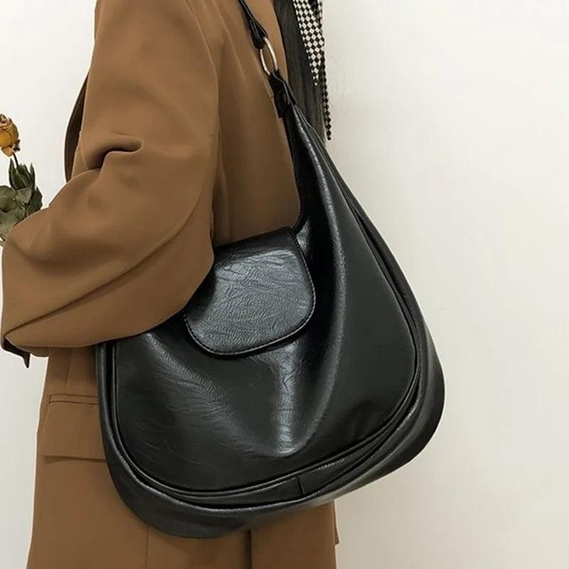 Women Shoulder Hobo Bags Large Capacity Crossbody Bags Ladies Underarm Handbag