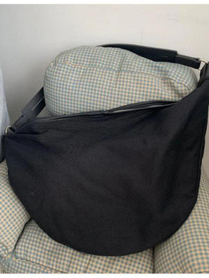 Casual Women Bags Canvas Dumpling Bag Single Shoulder Large Capacity Fanny Pack