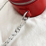 Gothic Heart Blade Crossbody Bag