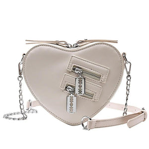 Gothic Heart Blade Crossbody Bag