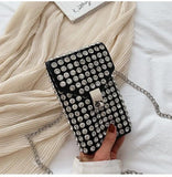 Phone Waist Bag Crossbody Diamond Small Side Bags for Ladies