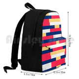 Sunset Stripes Pattern Outdoor Hiking Backpack