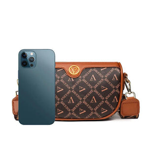 Women's Leather Bag Waist Bag Versatile Waterproof Shoulder Messenger Bag