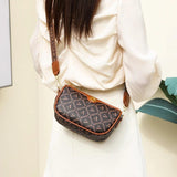 Women's Leather Bag Waist Bag Versatile Waterproof Shoulder Messenger Bag