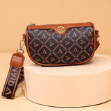 Women's Leather Bag Waist Bag Versatile Waterproof Shoulder Messenger Bag