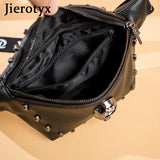 Bone Skull Fanny Pack Vintage Waterproof Crossbody Waist Bag