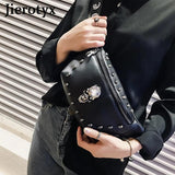 Bone Skull Fanny Pack Vintage Waterproof Crossbody Waist Bag