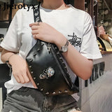 Bone Skull Fanny Pack Vintage Waterproof Crossbody Waist Bag