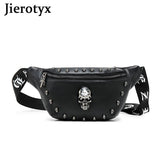 Bone Skull Fanny Pack Vintage Waterproof Crossbody Waist Bag