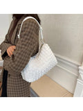 Foufurieux Women Underarm Handbag Large Capacity Tote Shoulder Bag