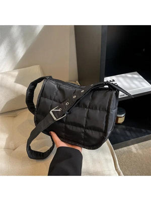 Foufurieux Women Shoulder Bag Quilted Crossbody Rhombus Handbag Tote