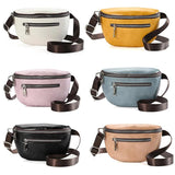 Women's PU Leather Fanny Pack Waist Bag Handbag
