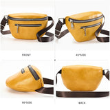Women's PU Leather Fanny Pack Waist Bag Handbag