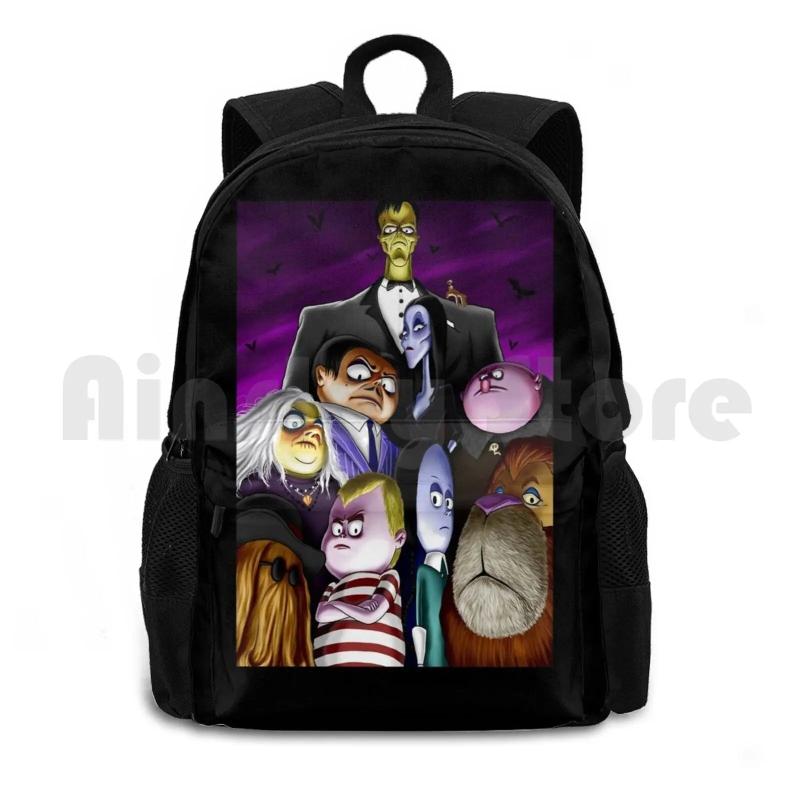 Halloween Kids Cartoons Movies Pugsley Thing Uncle Backpack
