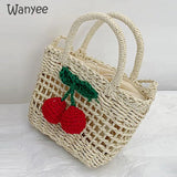 Lady Boho Summer Bags Cherry Messenger Wallet Travel Shoulder Portable Ha