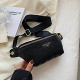 Women Leather Fanny Pack Waist Bag Crossbody Handbag