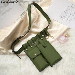 Gothic Punk Style Belt Packs Vintage Leg Thigh Bags Steampunk Shoulder Pouch