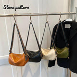 Women's Winter Leather Crossbody Bag Small Shoulder Handbag