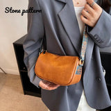 Women's Winter Leather Crossbody Bag Small Shoulder Handbag