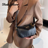 Women's Winter Leather Crossbody Bag Small Shoulder Handbag