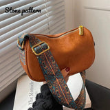 Women's Winter Leather Crossbody Bag Small Shoulder Handbag